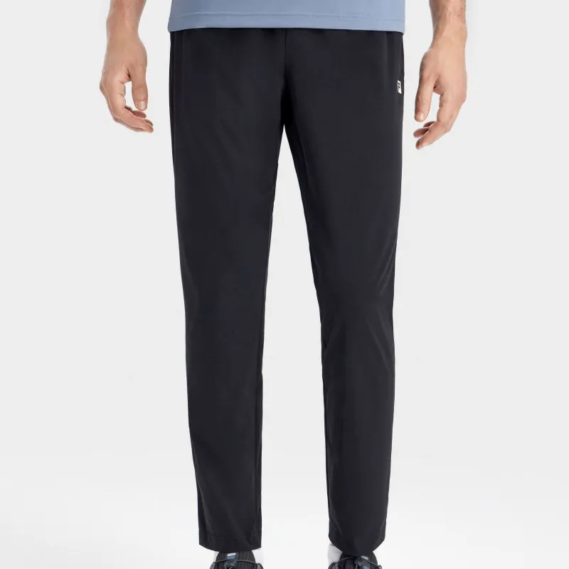 FILA Latte Girl 3.0 Knitted Sweatpants Men Pitch Black-2