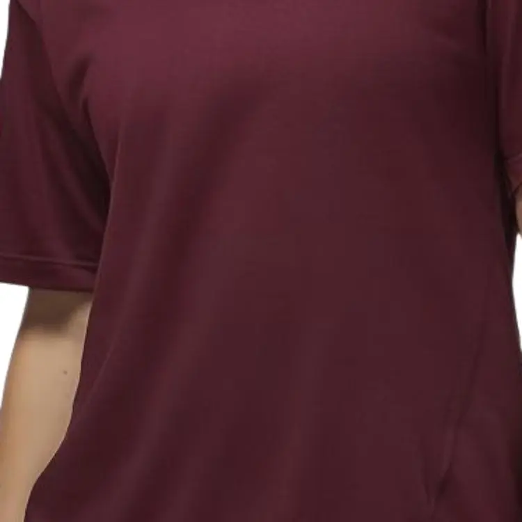 Jordan Drop Shoulder Sleeve T-Shirt Women's Deep Red-3