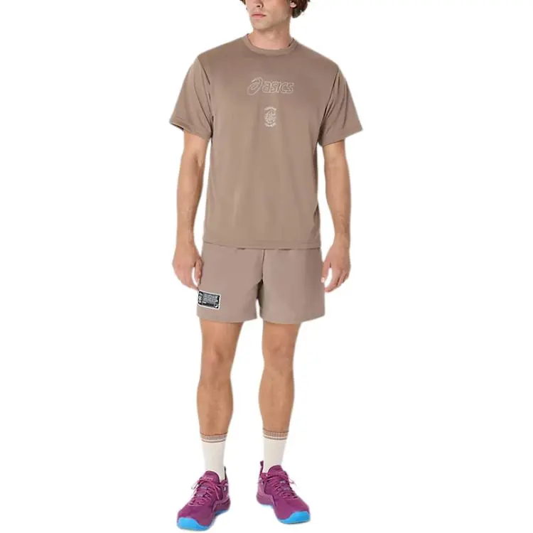 Asics T Shirts Unisex Gray-3