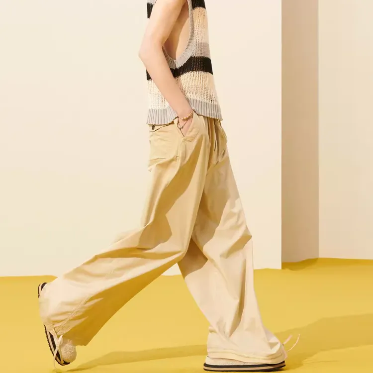 ZARA Casual Pants Men's Nude Medium-3