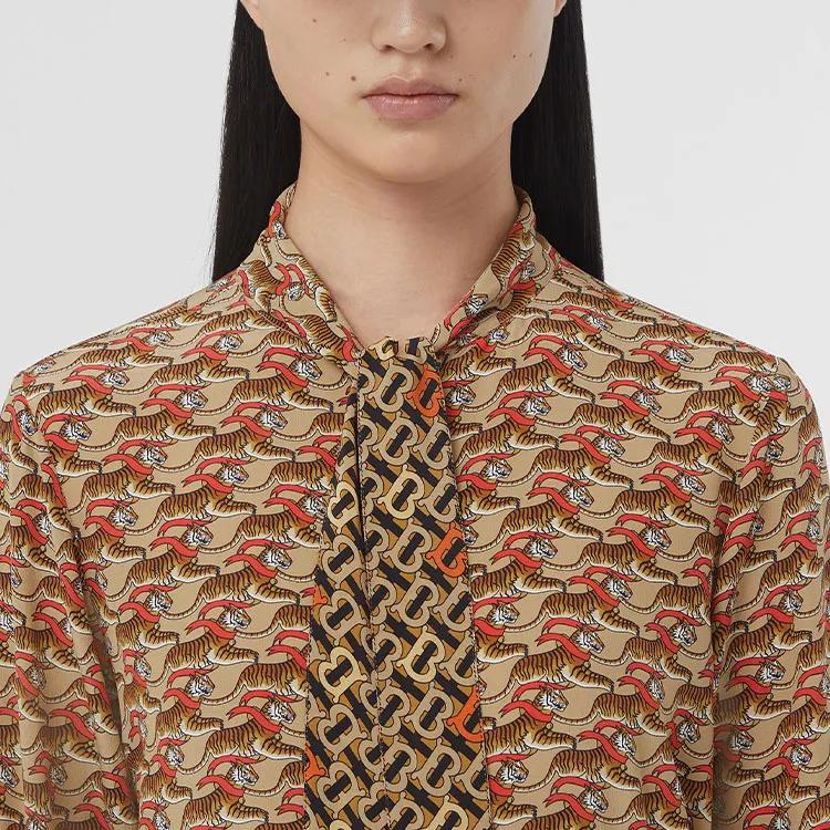 Burberry Shirts Women's Honeys Beige-4