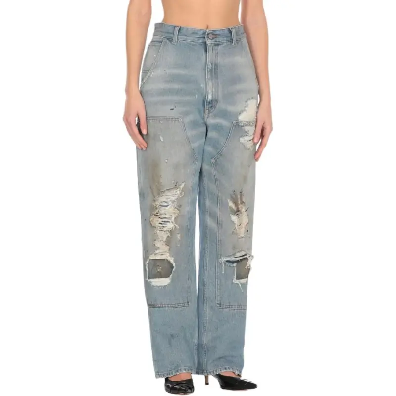 MM6 Maison Margiela Distressed Jeans-4