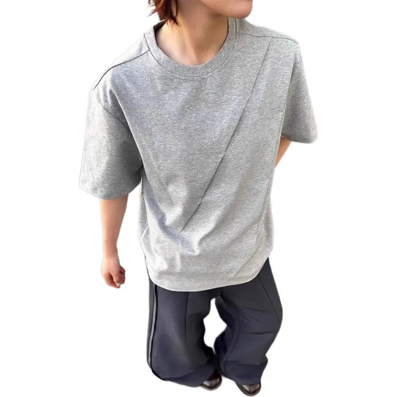 KVIV T Shirts Men Gray -3