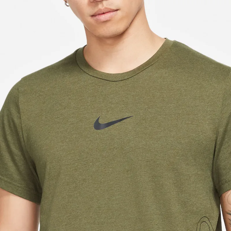 Nike Dri Fit T Shirts Men Green-3