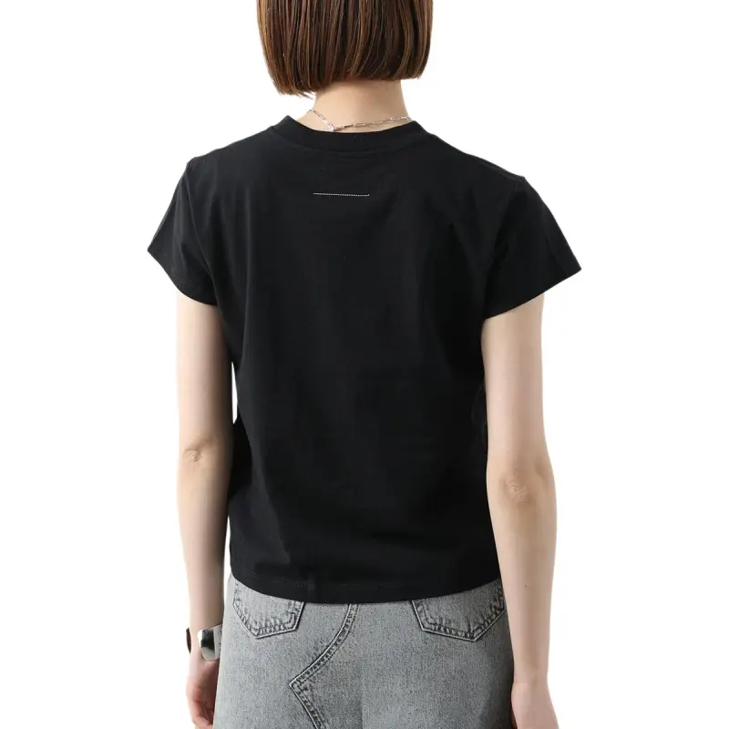 MM6 Maison Margiela T Shirt Women's Black-1