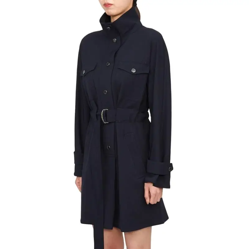 MaxMara Long Sleeved Dresses Women's Blue-2