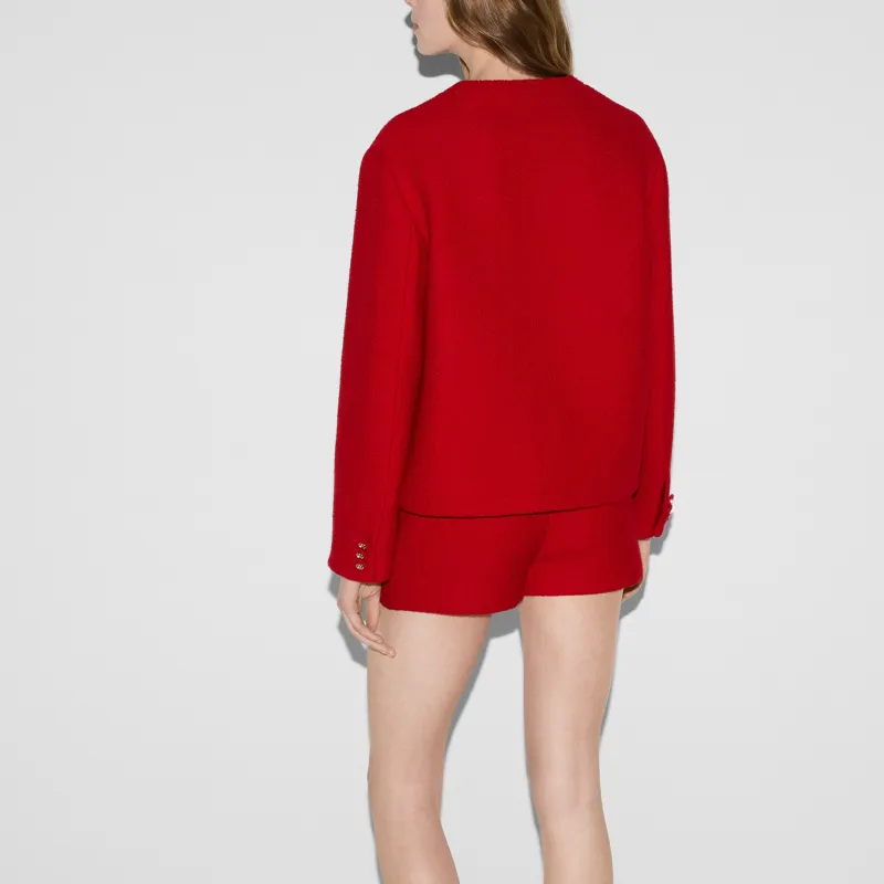 GUCCI SS25 Jackets Coats Women's Red-2