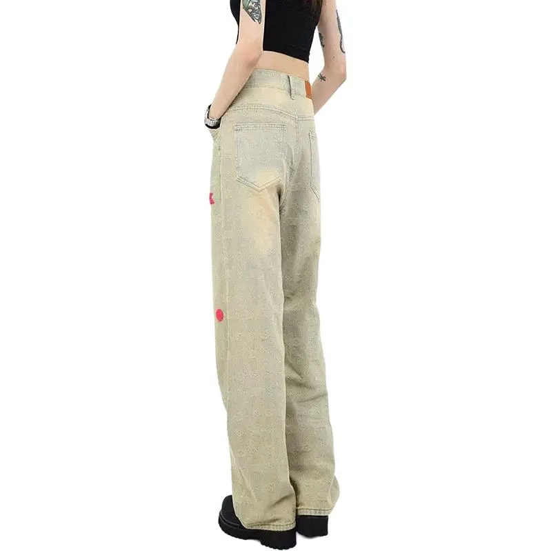 MGXEK Jeans Unisex Yellow Mud-5