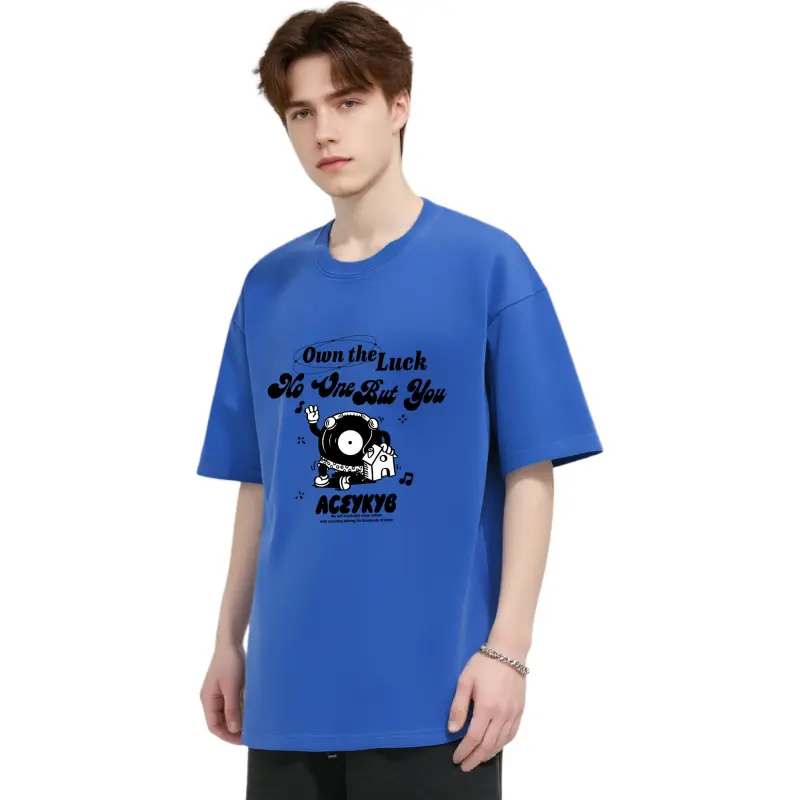 YK&YB T Shirts Unisex Royal Blue-2