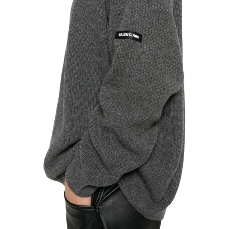 Balenciaga Crewneck Knitted Jumper-5
