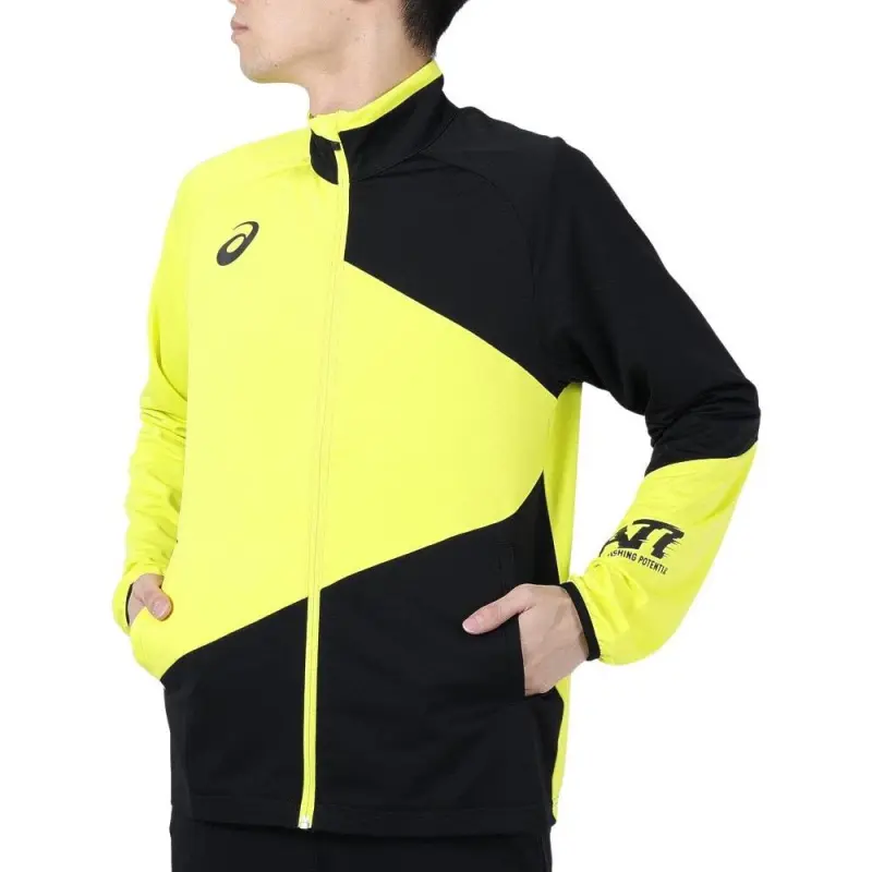 Asics Jackets & Coats Men's Yellow-2