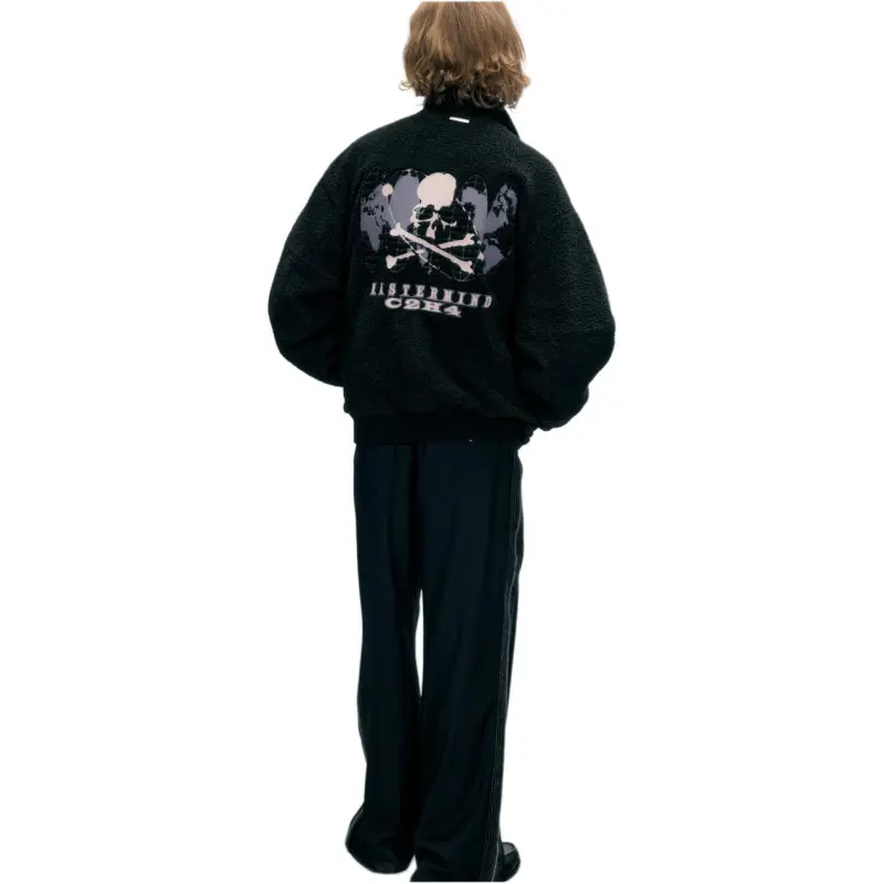 C2H4 Logo print Textured Jacket-5