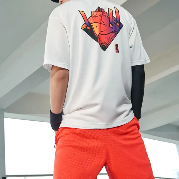 Jordan Set-in Sleeve T-Shirt Men's White-3