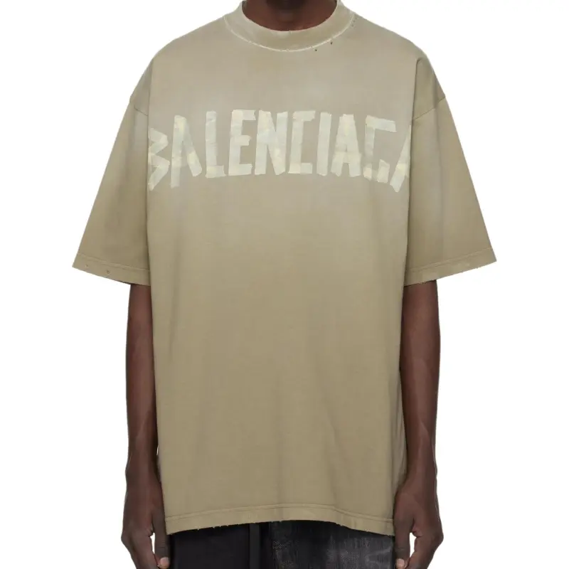 Balenciaga Logo Printed Crewneck T Shirt-3