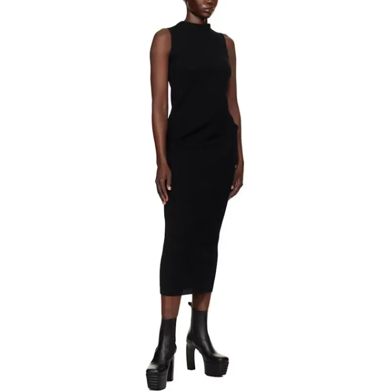 RICK OWENS/RO Sleeveless Dress Women's Black-3