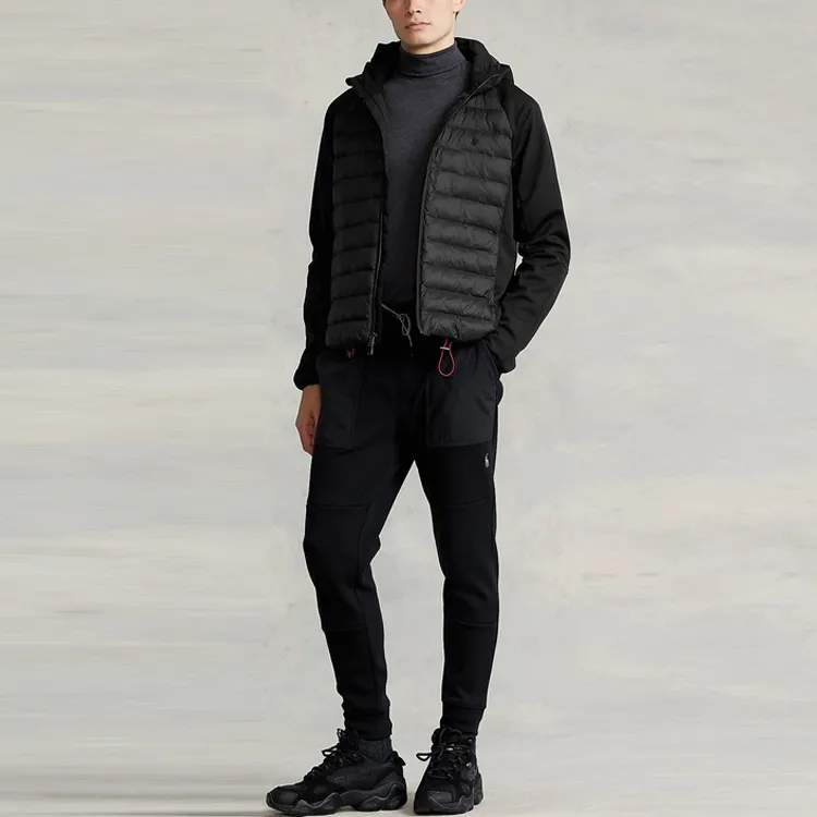 Polo Ralph Lauren Puffer Jacket Coat Men's Black-1