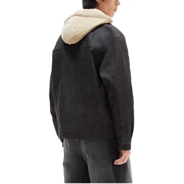 H&M New Year Puffer Jackets Men Blue Gray-2