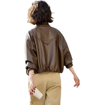 Yi Mengyuan Leather Jacket Women's