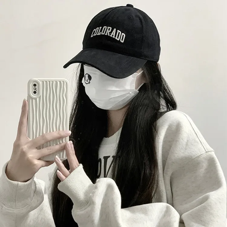 Ai Jiawei Cotton Baseball Caps Unisex Multicolor-4