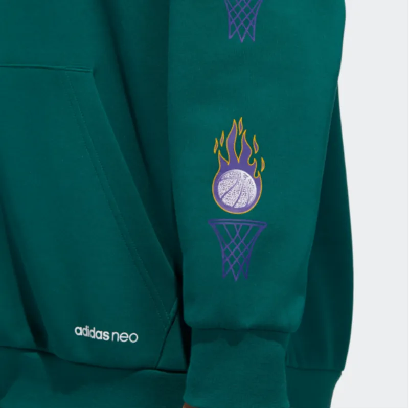 Adidas Neo Sweatshirts Men Forest Green-4