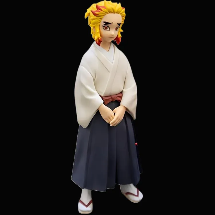 BANPRESTO Demon Slayer Stumbling Set, Model 43, Rengoku Kyojuro Bonus Gifts-3