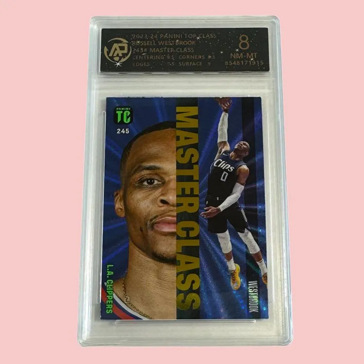 PANINI Westbrook Clippers Master Player Card Buddha Light Refringence Player Card 8 Points Graded Cards 1 Pc-2