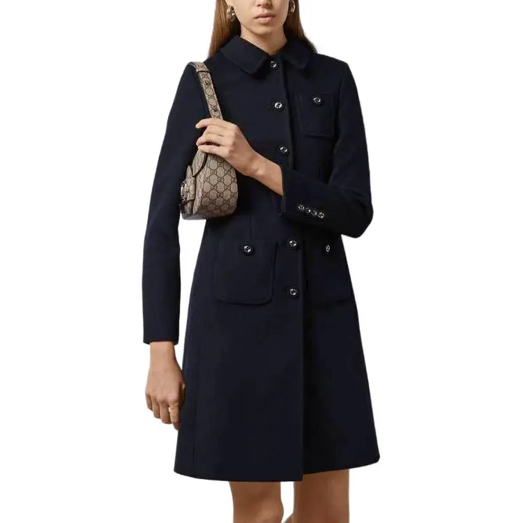 GUCCI Coats Women's Blue-2