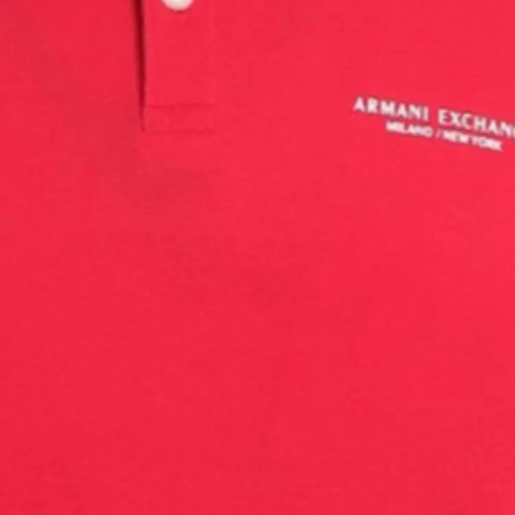 ARMANI EXCHANGE Polo Shirts Men Red-5