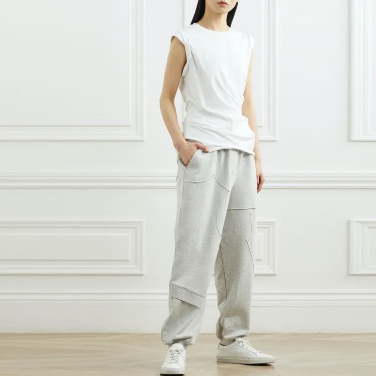 3.1 Phillip Lim Knitted Sweatpants Women's Dark Gray-1