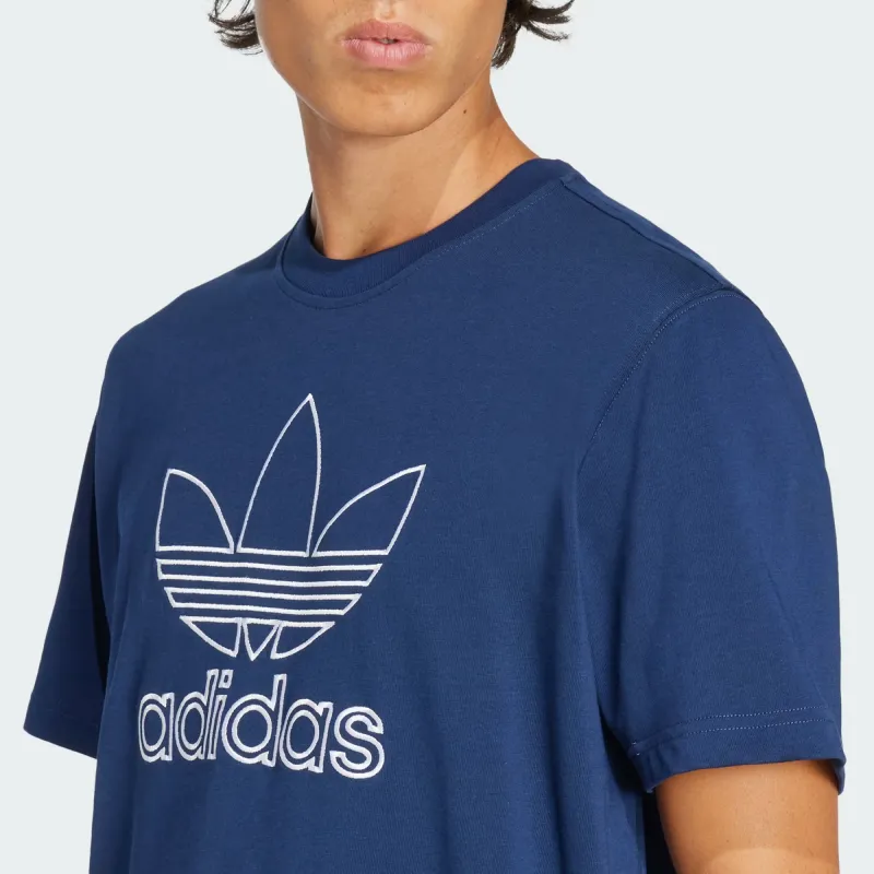 Adidas Originals Adicolor Outline Trefoil Tee-4