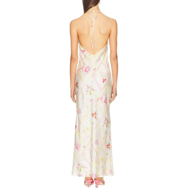 LOVESHACKFANCY Slip Dress Women's White-1