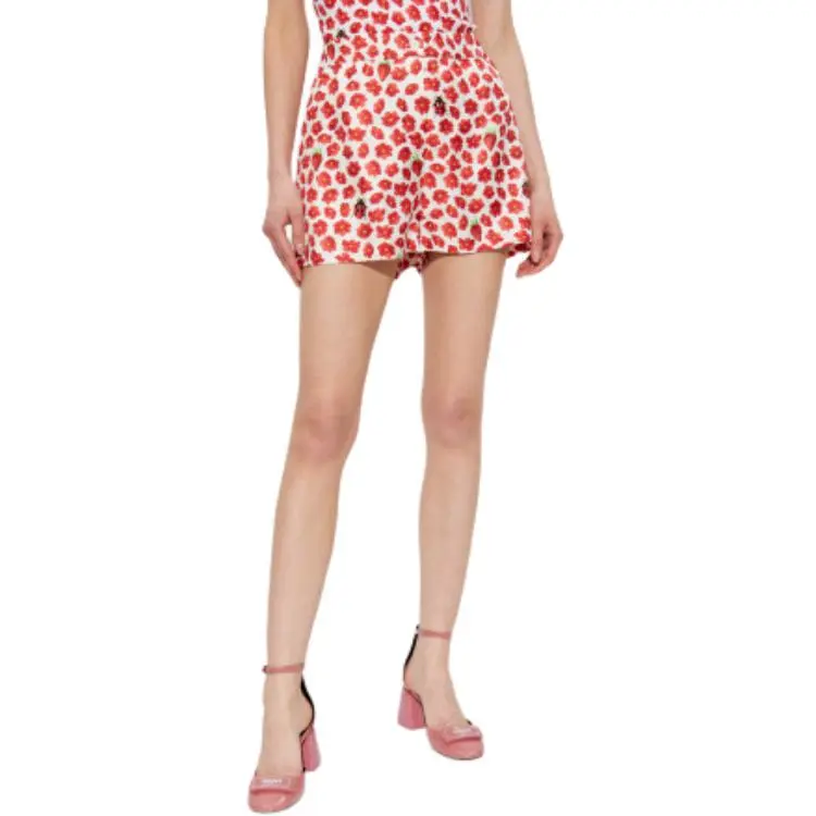VERSACE Floral Printed Elasticated Waistband Shorts-3