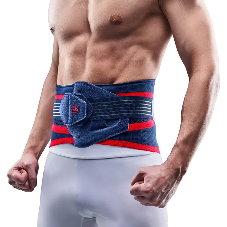 LP SUPPORT Back Support Braces Basketball Volleyball Fitness Breathable Protective Polyester Unisex-4