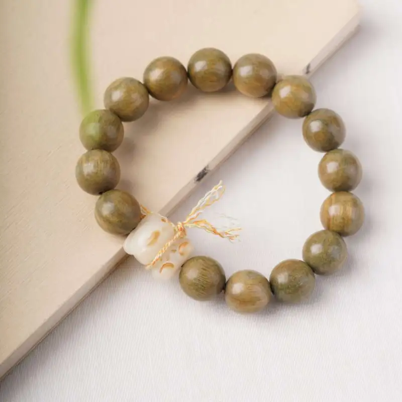 Lordship Green Sandalwood Bracelets Unisex-8