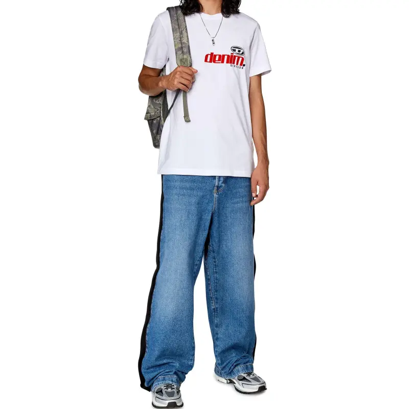 DIESEL T-Shirts Men White-1