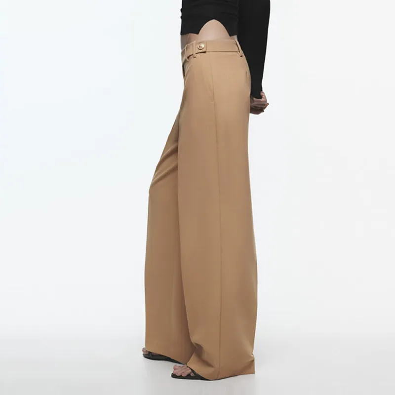 ZARA Casual Pants Women's Tan-3