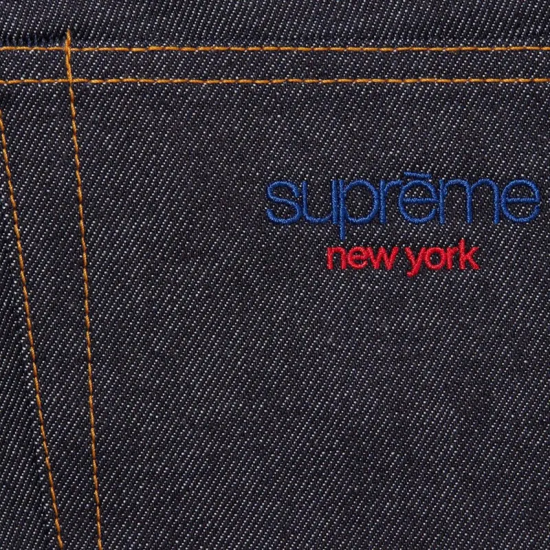 Supreme Rigid Baggy Selvedge Denim Short-2