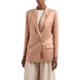 GIORGIO ARMANI Double-breasted Jacket In Viscose And Cupro