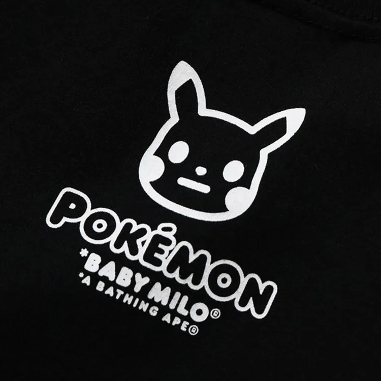 A BATHING APE X Pokemon Monotone Tee #4-3
