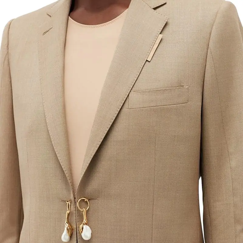 Burberry FW22 Business Suits Coats Women's Brown-4