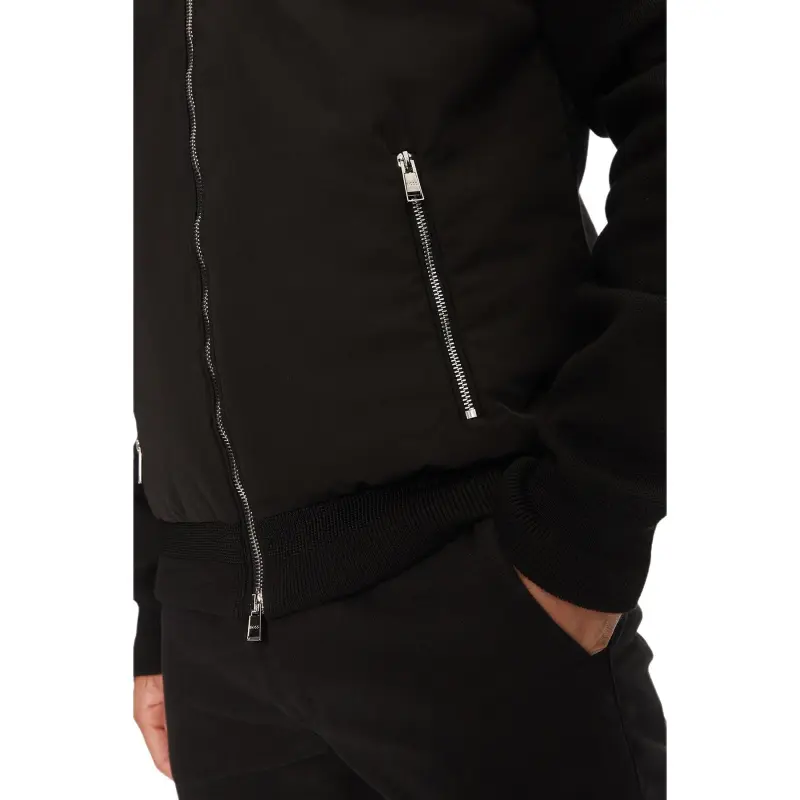 HUGO BOSS Logo patch Bomber Jacket-4