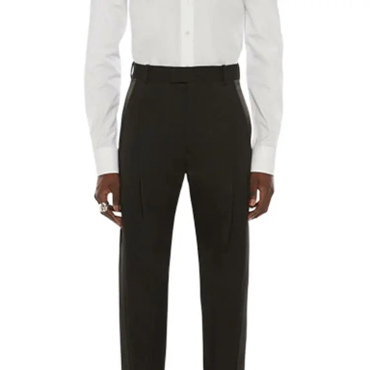 Alexander McQueen Cargo Pants Men Black-5