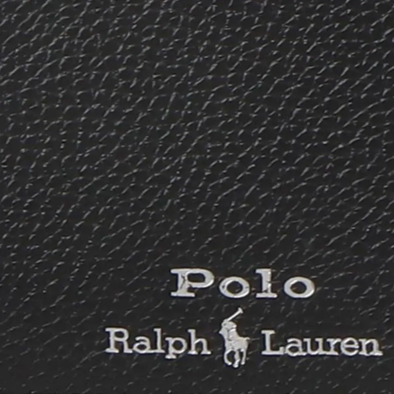 Polo Ralph Lauren Cow Leather Wallet Men's Black-4