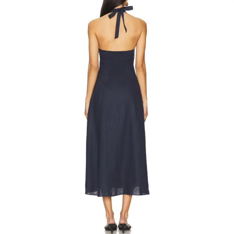 FAITHFULL THE BRAND Marais Linen Dress-2
