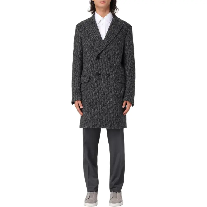 Ermenegildo Zegna Mini-check Coat-2