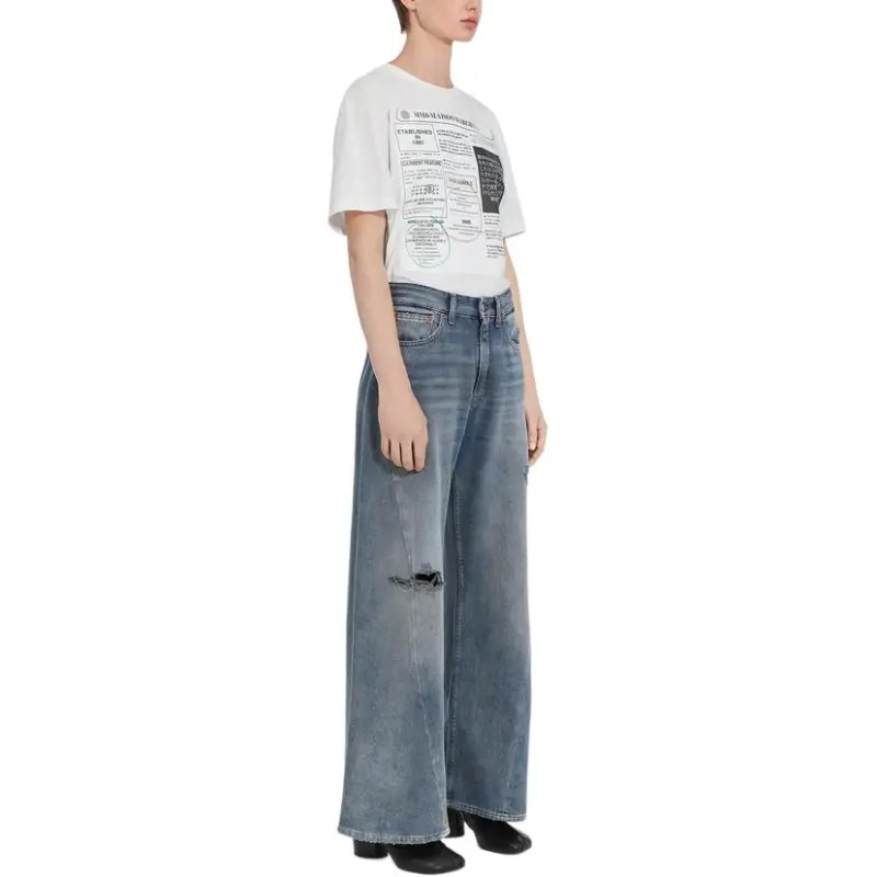 MM6 Maison Margiela Distressed Denim Jeans-3