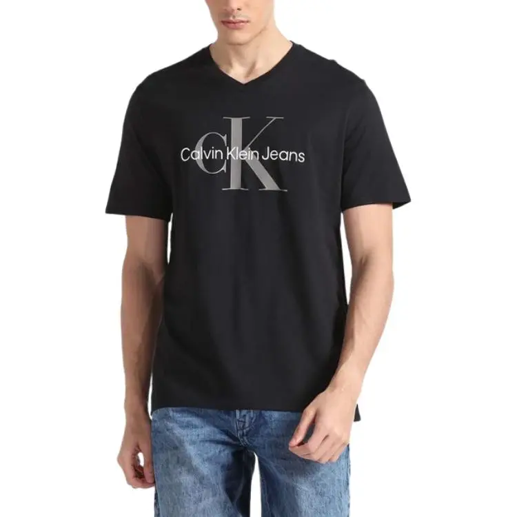 Calvin Klein Logo print Drop shoulder T shirt-2