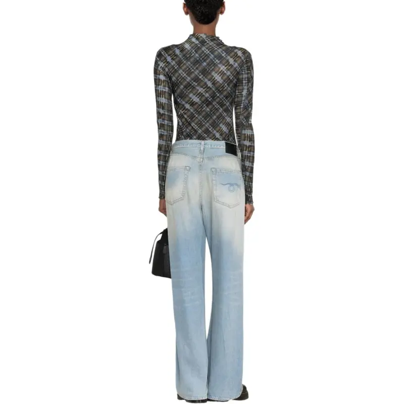R13 Damon Wide Leg Jeans-2