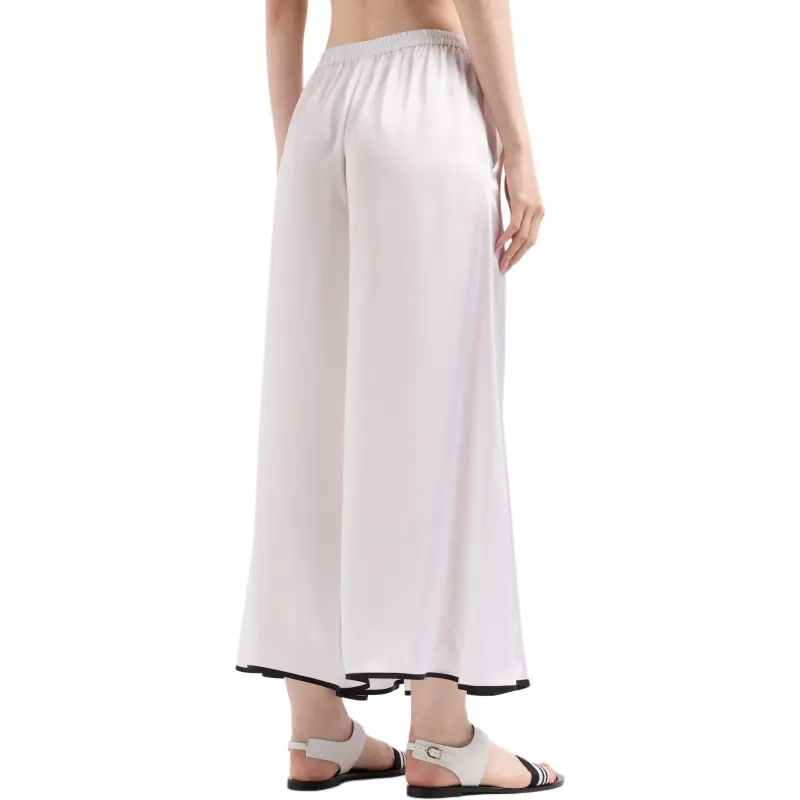 GIORGIO ARMANI Wide leg Silk Trousers-3