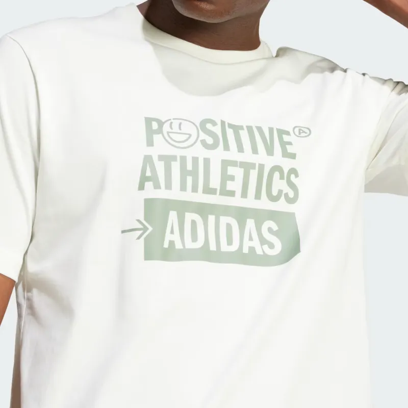 Adidas Free Shipping With AdiClub Lounge Verbiage Graphic Tee-3